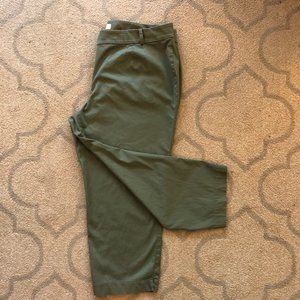 Talbots Olive Green Lightweight Pants Size 18W